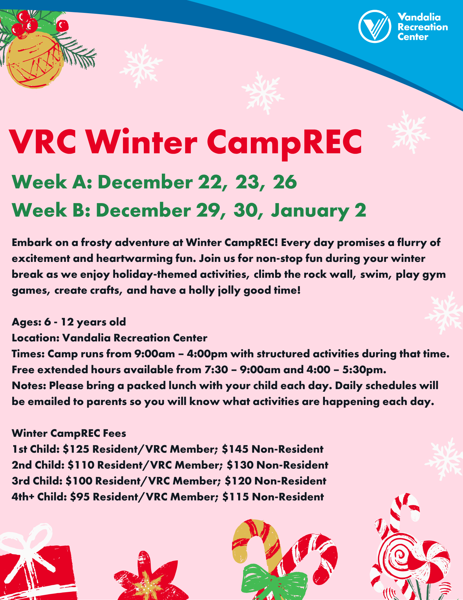 VRC Winter CampREC 2025