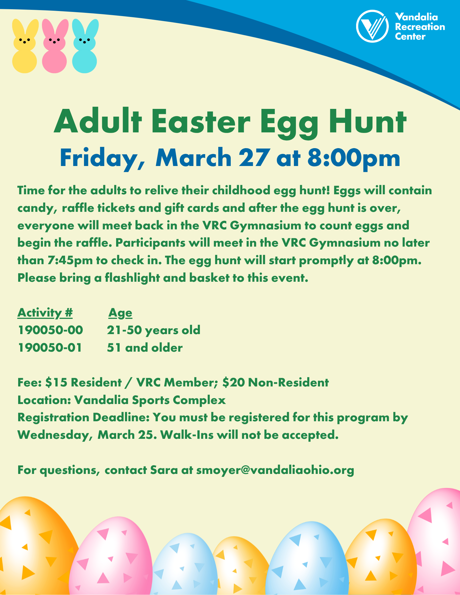 Adult Easter Egg Hunt 2026