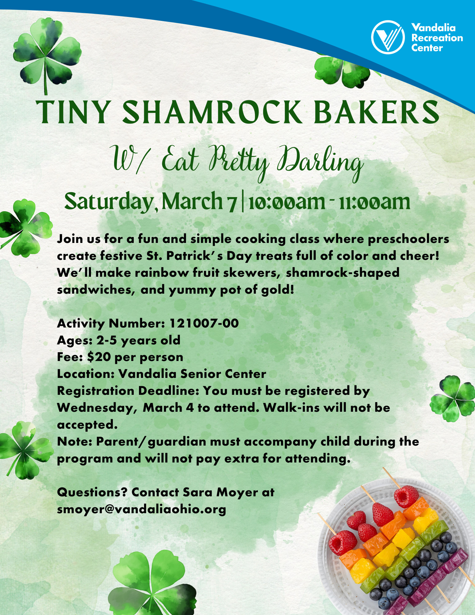 Tiny Shamrock Bakers w Eat Pretty Darling