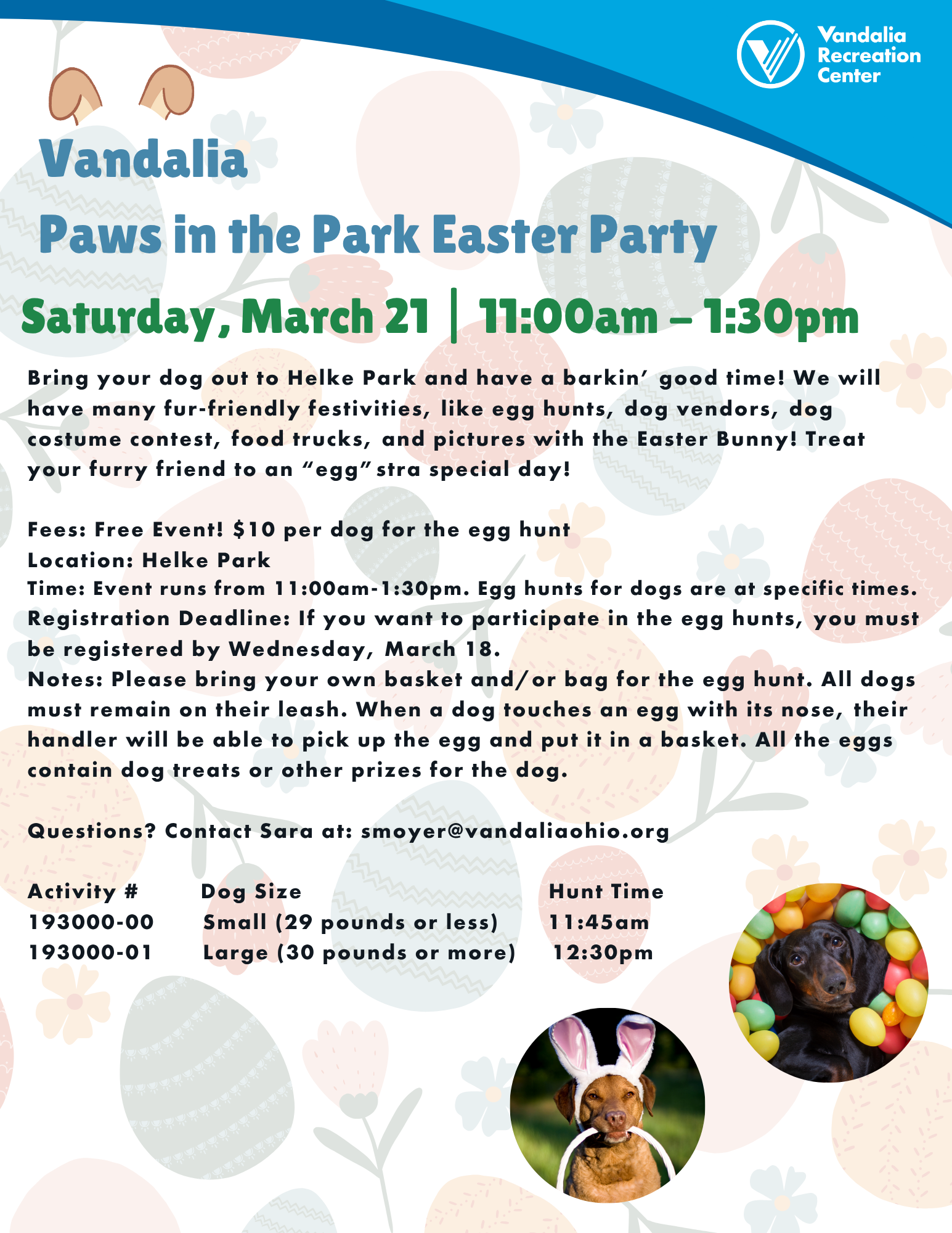 Vandalia  Paws in the Park Easter Party 2026