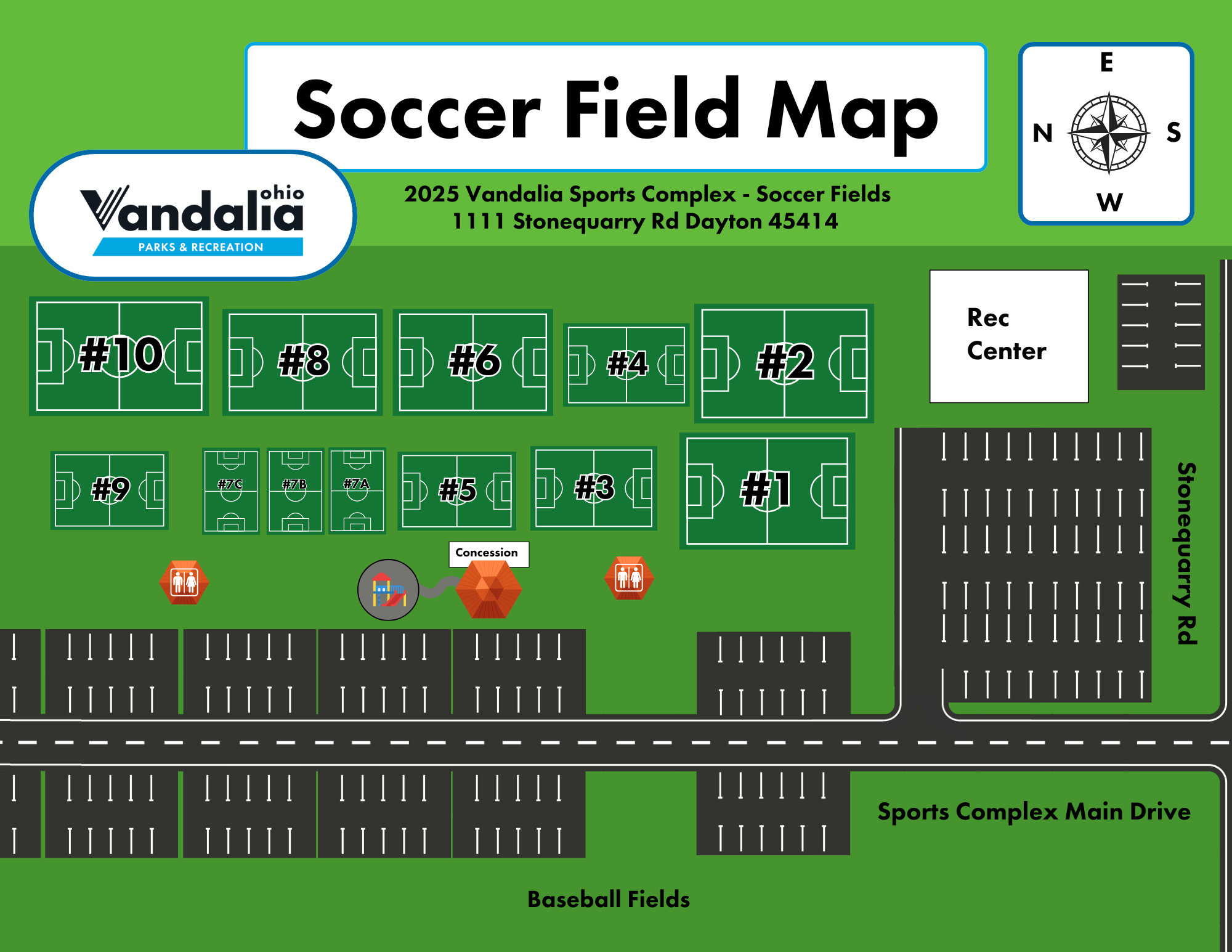 Soccer Field Map
